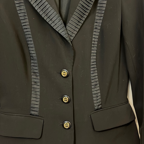 Cache black pantsuit with ribbon detail - Picture 4 of 13